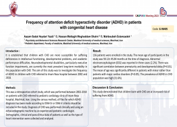 Frequency of attention deficit hyperactivity disorder (ADHD) in patients with congenital heart disease